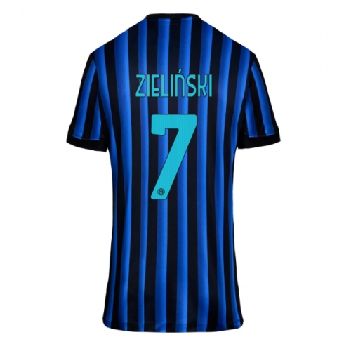 Billige Fotballdrakt Inter Milan Piotr Zielinski #7 Replika Hjemmedrakt Dame 2025-26 Kortermet Billige Fotballdrakt Inter Milan Piotr Zielinski #7 Replika Hjemmedrakt Dame 2025-26 Kortermet